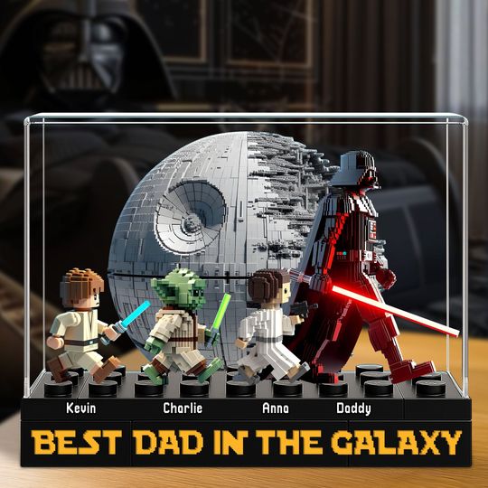 Discover Galaxy Dad Plaque - Personalized Holiday Gifts For Dad