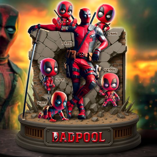 Discover Red Warrior Dad Acrylic Plaque - Personalized Holiday Gifts For Dad