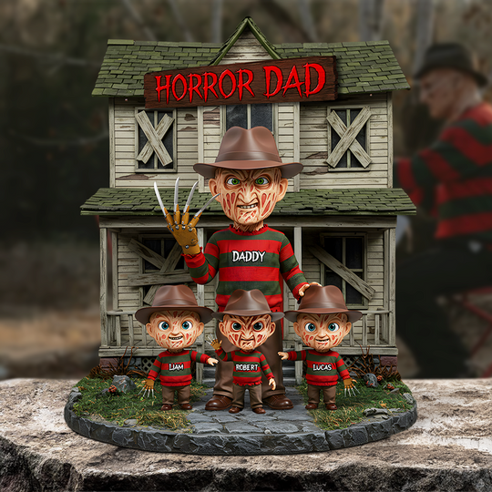 Discover Horror Dad Plaque - Personalized Gifts For Dad
