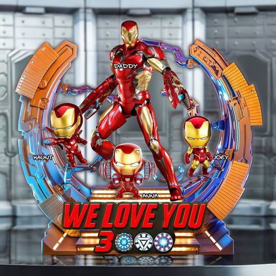 Discover Iron Dad Plaque - Personalized Gifts For Dad