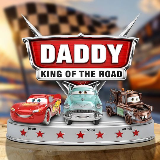 Discover King Of The Road Acrylic Plaque Personalized Gifts For Dad