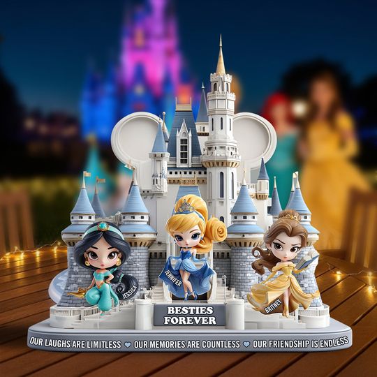 Discover Bestie Tales Forever Acrylic Plaque Personalized Gifts For Besties