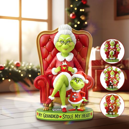 Discover Grandkids Acrylic Plaque - Personalized Gifts For Grandparent Christmas Plaque