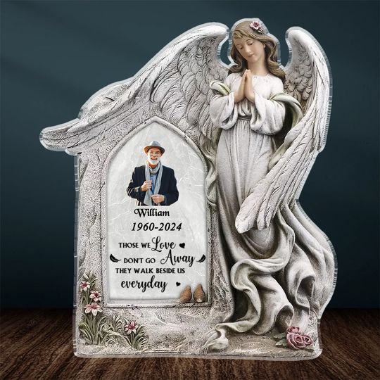 Discover I am Always With You Personalized Memorial Angel Acrylic Plaque