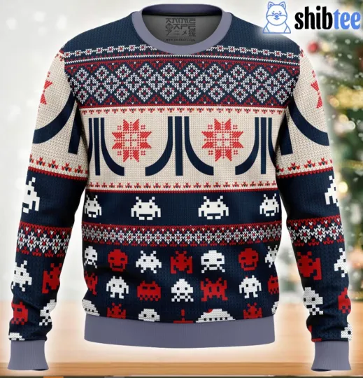 Discover Atari Classic Ugly Christmas Sweater