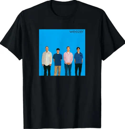 Discover Weezer - Blue Album Cover T-shirt, size S-5XL