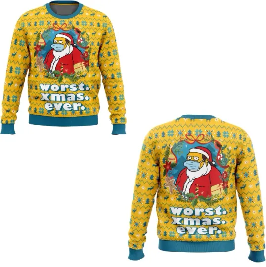 Discover The Simpson Worst Christmas Ever Ugly Christmas Sweater