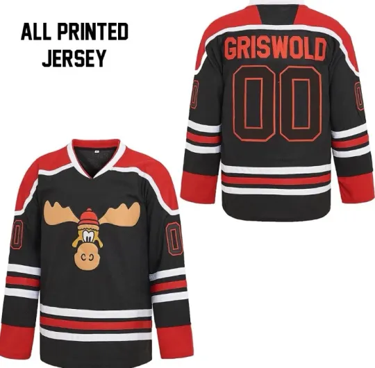 Personalized Clark Griswold Chicago Blackhawk 2025 Winter V-Neck Hockey Jersey