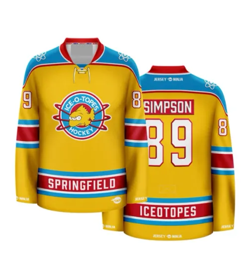 Discover Springfield1 Iceotope Simpsonn Hockey Jersey