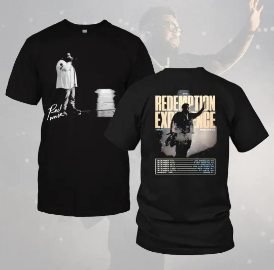 Discover Rod Wave The Redemption Experience Tour 2025 Tshirt