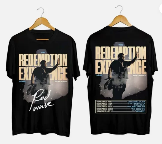 Rod Wave the Redemption Experience Tour 2025 T-Shirt