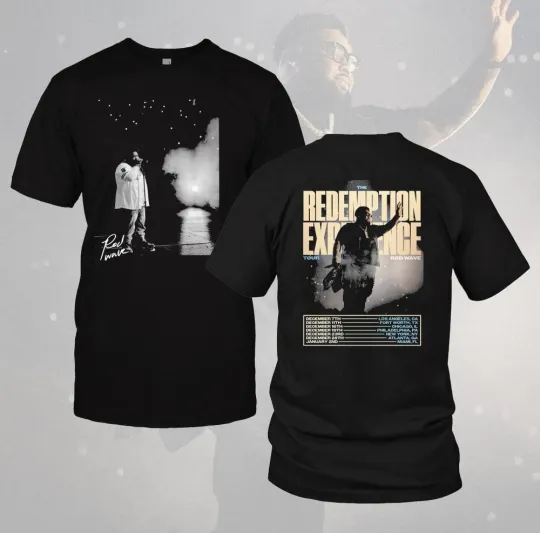 Rod Wave The Redemption Experience Tour 2025 Unisex 2 Sides Tshirt