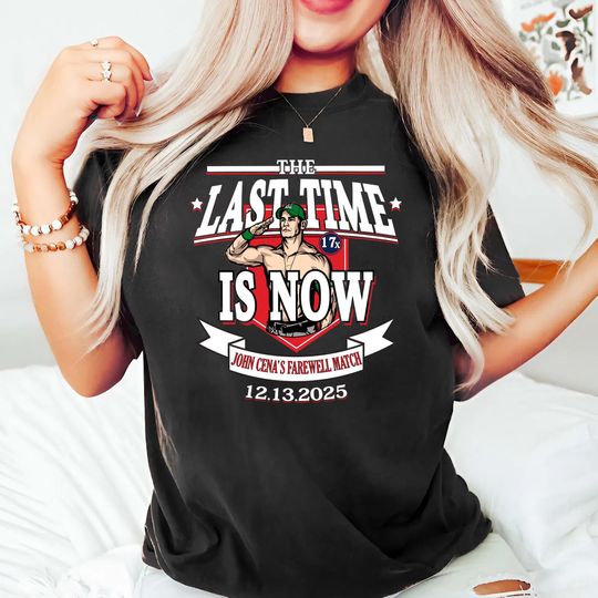 Discover The Last Time Is Now T Shirt  Jo Cen Farewell Match Tee  Wrestling Legend Sweatshirt