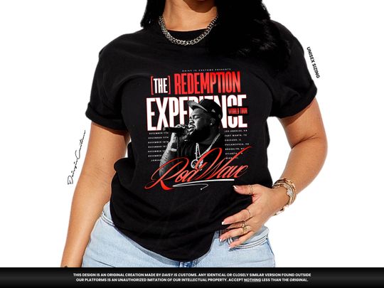 Discover Rod Wave Shirt | The Redemption Experience Tour