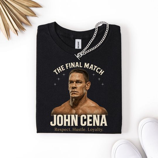 Discover Jo Cen Final Match Tribute Shirt, Jo Cen One Last Match T-Shirt, Wrestling Legend T-Shirt, Respect Hustle Loyalty Tee, Fan Art Gift