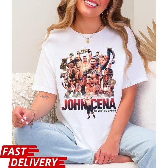 Discover Jo Cen T-Shirt, Jo Cen 17x World Champion Shirt, Wrestling Legend Graphic Tee, Wrestling Entertainment Superstar Fan Shirt, Unisex Wrestling Tee
