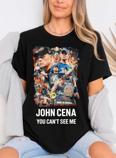 Discover Jo Cen Shirt, You Cant See Me, WrestleMania 17th World Champion Shirt, Wrestling Entertainment World Champion Shirt, Gift for Jo Cen Fan, Gift for Wrestling Entertainment Fan