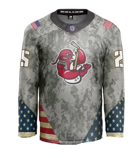 Discover Personalized Athens Rock Lobsters Military Hockey Jersey Men's Fan Gear 2025-2026