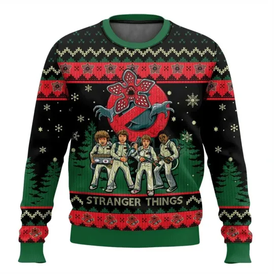 Demogorgon Stranger Things Ugly Sweater - Size S-5XL
