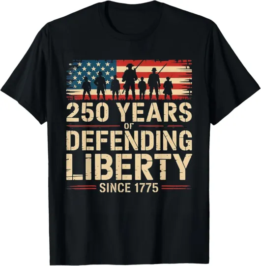 Discover Patriotic 250th Anniversary USA Army Us Military Unisex T-Shirt S-5XL