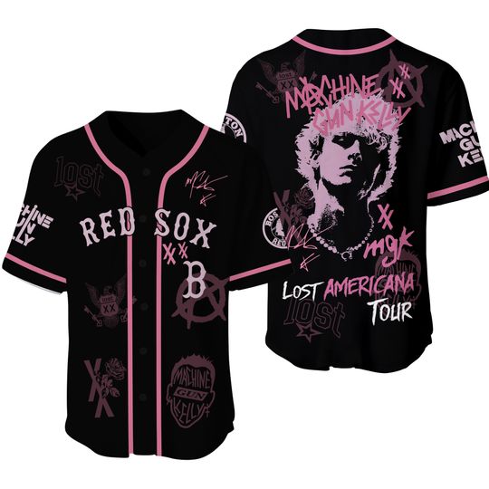 Boston x MGK The Lost Americana Tour Baseball Jersey