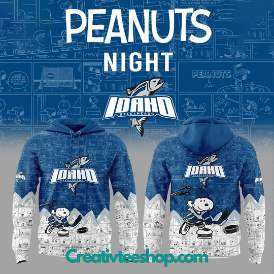 Discover Idaho Steelhead Anniversary of Peanuts Hoodie 3D Unisex