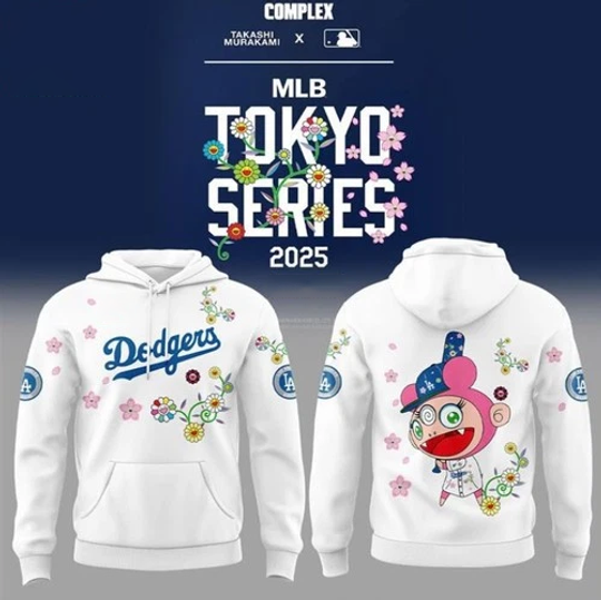 Dodgers Murakami x World Tour Tokyo Series Hoodie 3D Gift For Christmas