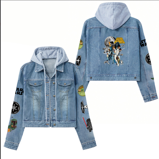 Star Wars Hooded Denim Jacket