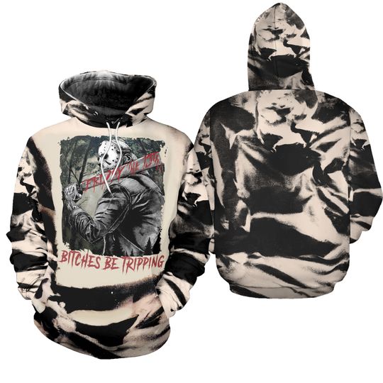 Horror halloween character hoodie