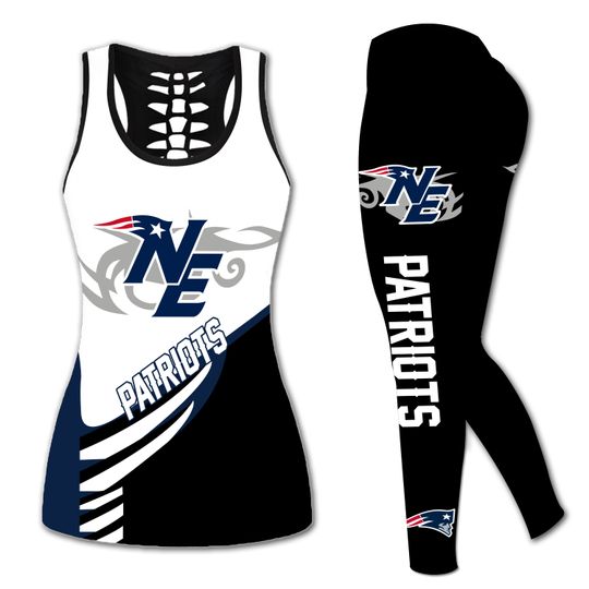 Patriots Hollow Tank Top Legging Sets