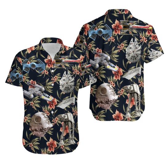 Star Wars Hawaiian Shirt, Star Wars Summer Hawaiian Shirt