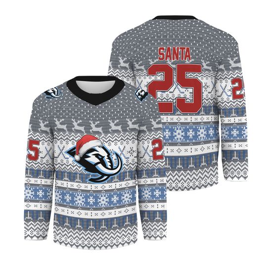 Utah Mammoth Personalized Christmas Hockey Shirt Fan Gear Gift Hot