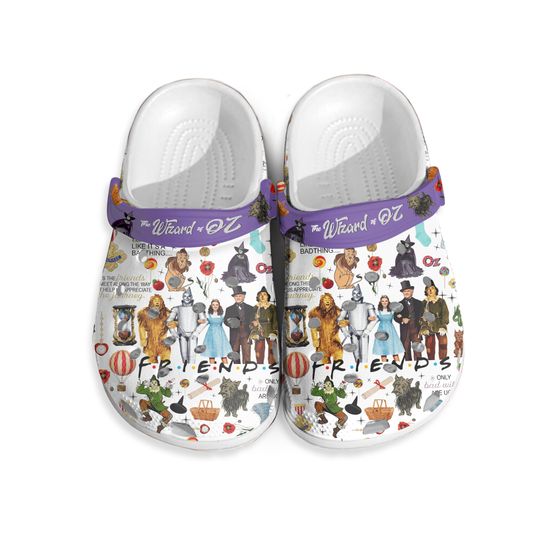 Wizard of Oz Clogs Shoes, Friends Slippers, Funny Footwear
