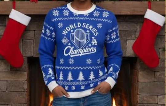 Discover 2025 Dodgers World Series We Rule October Back To Back Ugly Sweater