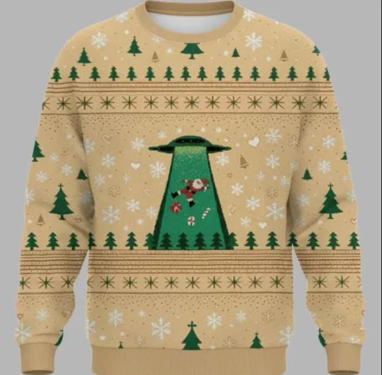 Discover Goodbye Santa Christmas Ugly Sweater