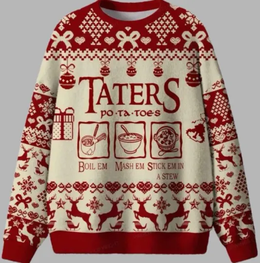 Discover Tater1 Potatoes Boil Ugly Christmas Sweater