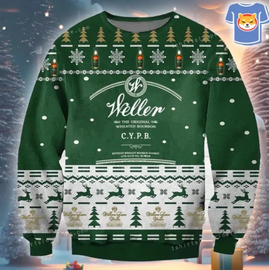 Weller The Original Wheated Bourbon Ugly Sweater