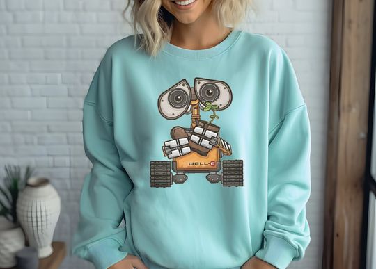 Discover Comfort Colors Retro Pixar Wall-E Plant Shoe Portrait Shirt, Magic Kingdom Tee, Disney Trip T-Shirt, Pixar Gift, Pixar Wall-E Sweatshirt