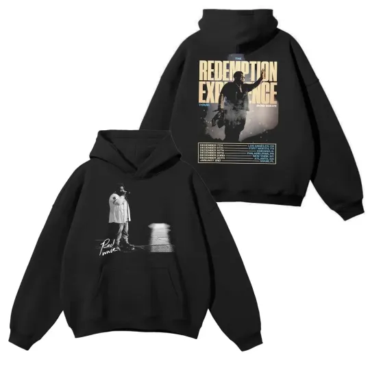 Rod Wave the Redemption Experience Tour 2025 Inspired Hoodie