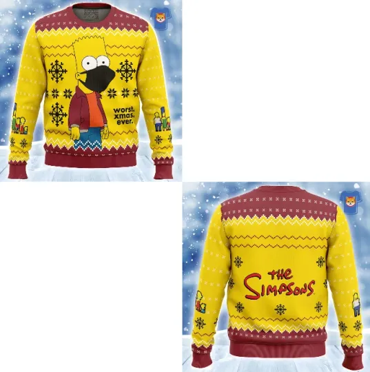 Discover Worst Xmas Ever The Simpson Ugly Christmas Sweater