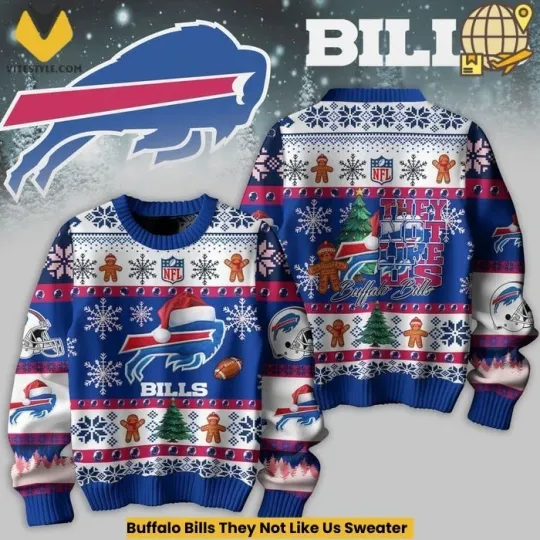 Buffaloo 1Bill They Not Like Us Ugly Sweater Fullsize Xs-5Xl