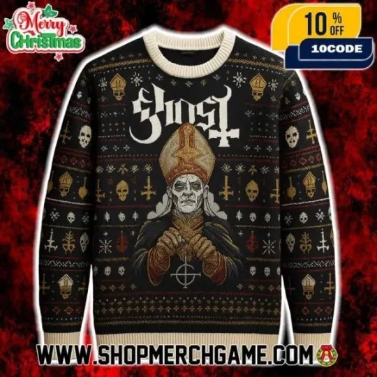 Discover Ghost Band Ugly Christmas Sweater All Sizes