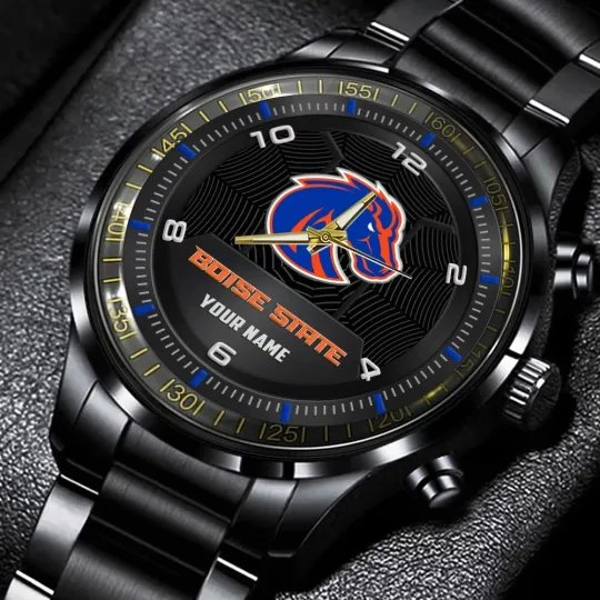 Discover Boise State Broncos Black Fashion Sport Black Fashion Watch