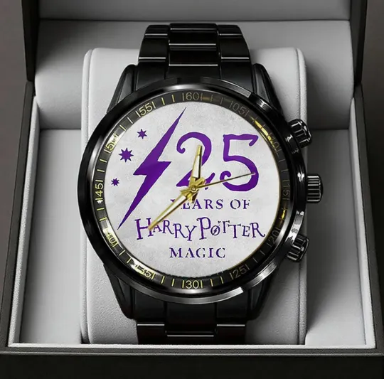 Discover Harry Potter 25Th Anniversary 2026 Black Stainless Steel Watch