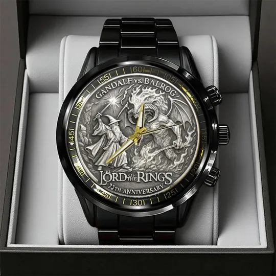 Discover The Lord of the Ring Black Stainless Steel Watch