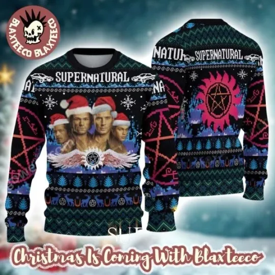 Discover Supernatural Ugly Christmas Sweater All Sizes