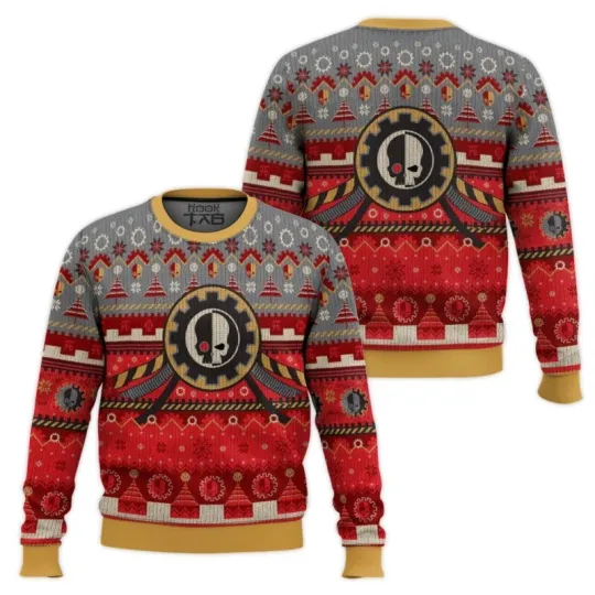 Discover Warhammer 40k Adeptus Mechanicus Ugly Christmas Sweater All Sizes