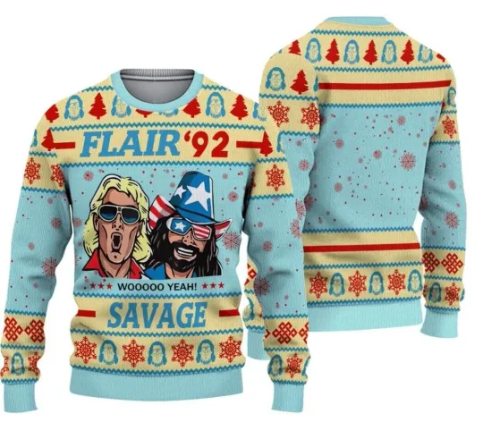 Discover Flair 92 Savage Ugly Christmas Sweater Funny Cute Holiday Xmas Jumper