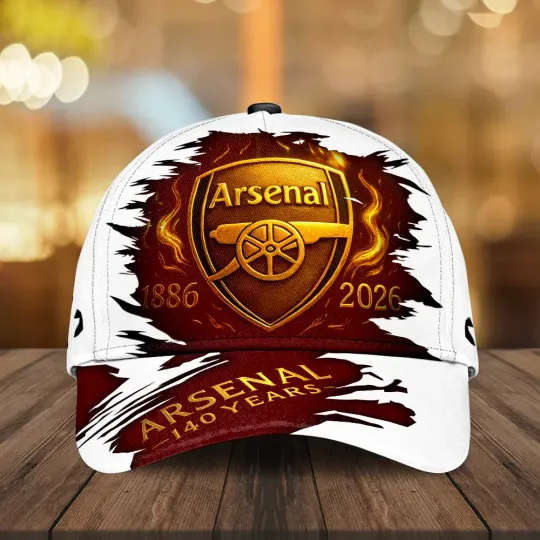 Discover Arsenal FC 140th Years Classic Cap