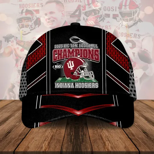 Discover Indiana Hoosiers Football 2025 Big Ten Champions Classic Cap